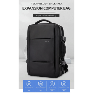 EzzyGuard™ Expandable Anti-Theft Business & Travel Backpack – Fits 15.6” Laptop
