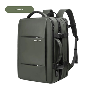 EzzyGuard™ Expandable Anti-Theft Business & Travel Backpack – Fits 15.6” Laptop