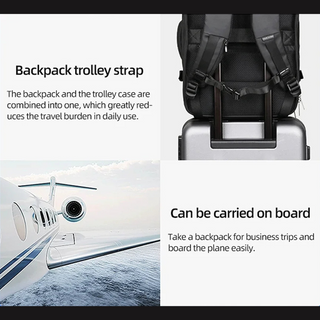 EzzyGuard™ Expandable Anti-Theft Business & Travel Backpack – Fits 15.6” Laptop