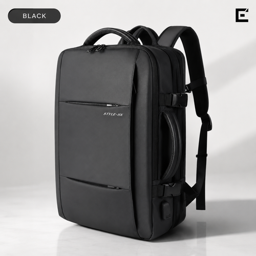 EzzyGuard™ Expandable Anti-Theft Business & Travel Backpack – Fits 15.6” Laptop