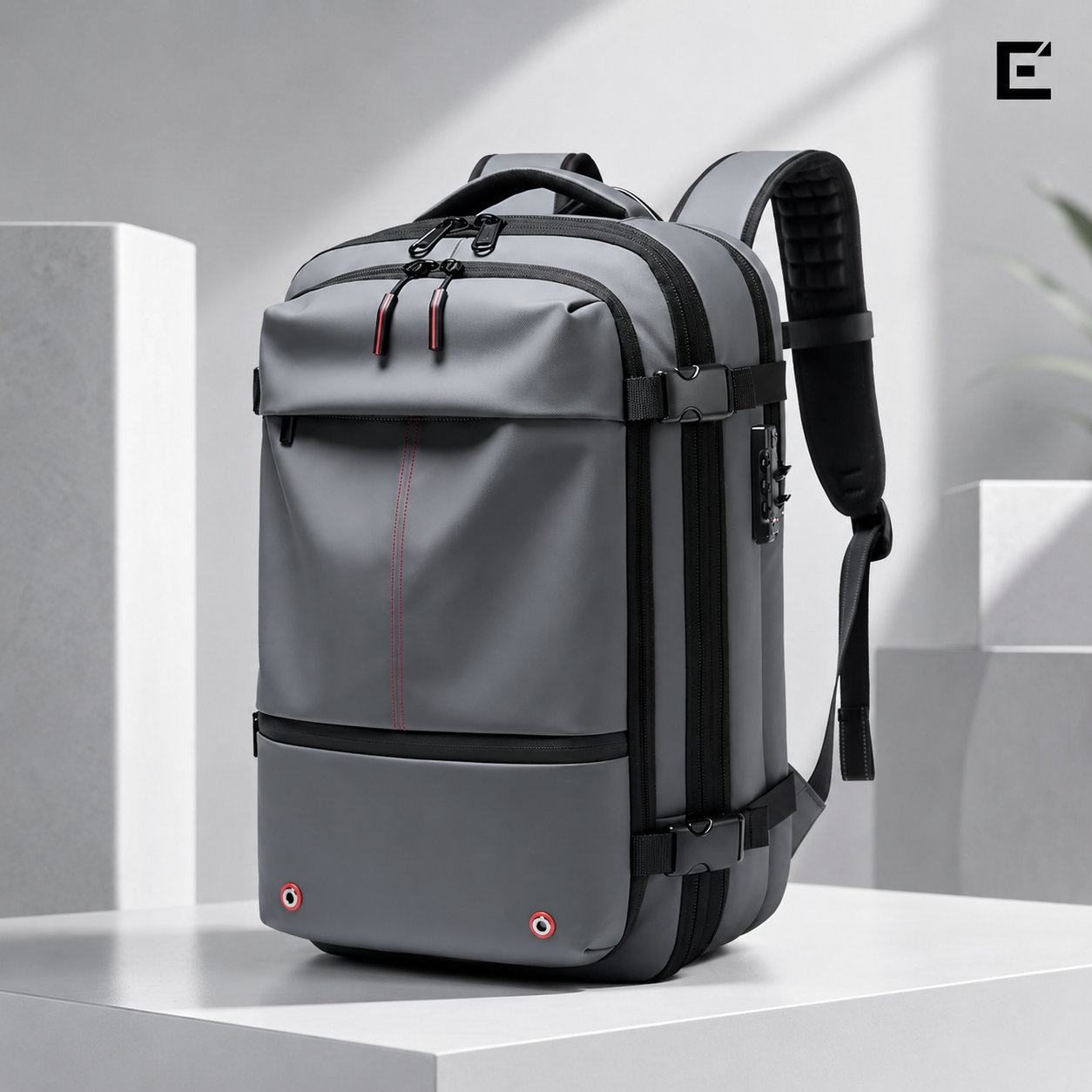 EzzyMax™ 60L Waterproof Vacuum Compression Travel & Laptop Backpack
