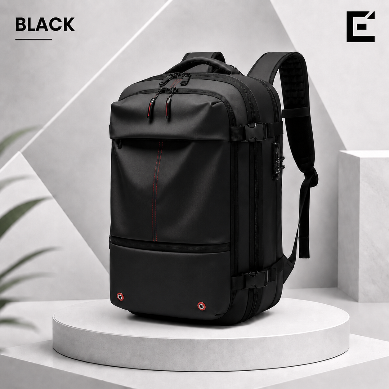 EzzyMax™ 60L Waterproof Vacuum Compression Travel & Laptop Backpack