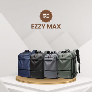 EzzyMax™ 60L Waterproof Vacuum Compression Travel & Laptop Backpack