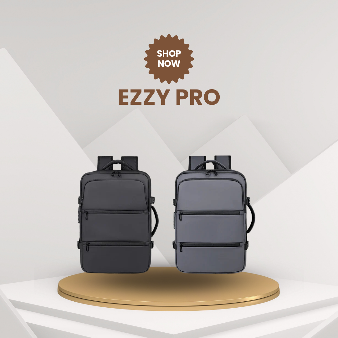 EzzyPro™ Expandable Vacuum Compression Business & Travel Backpack