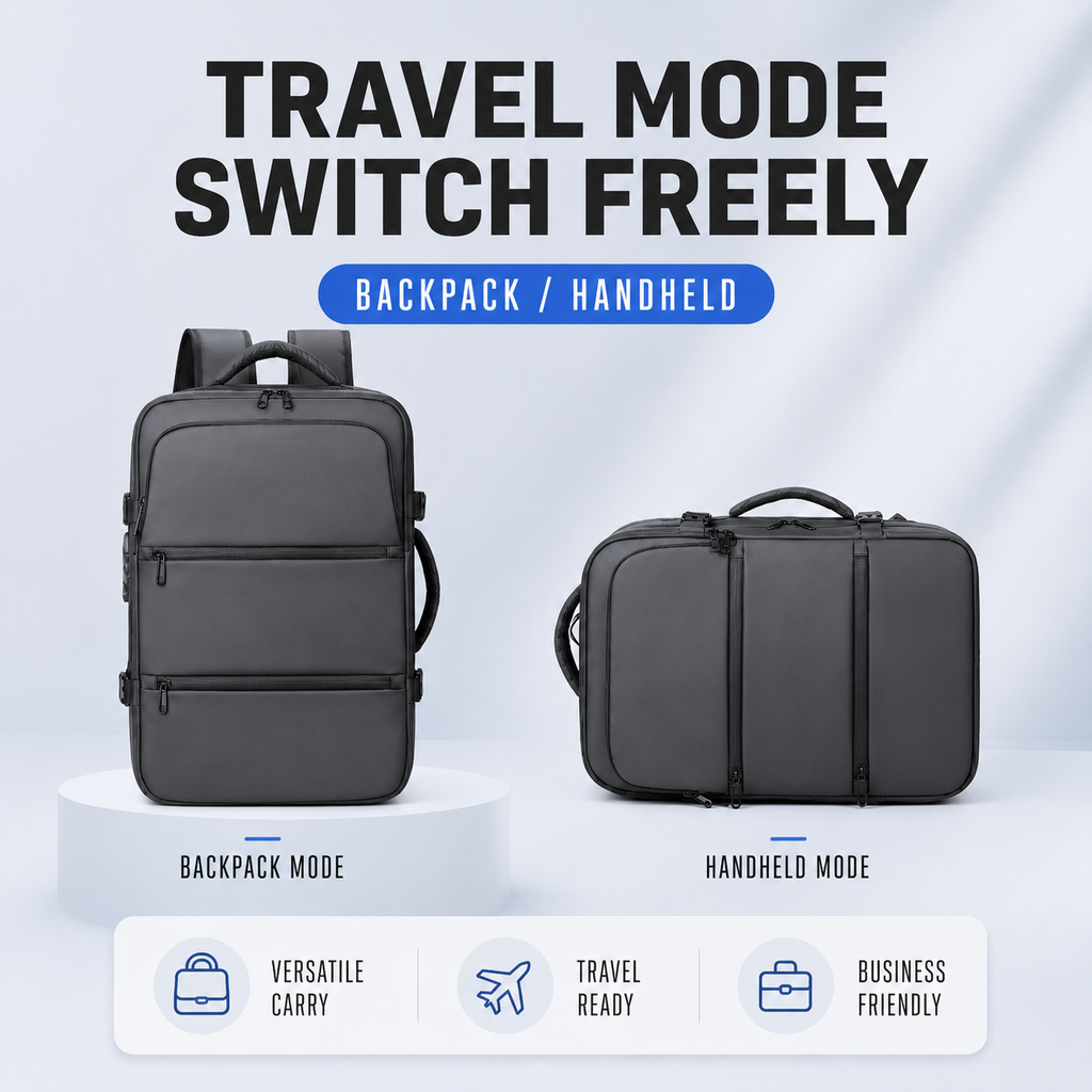 EzzyPro™ Expandable Vacuum Compression Business & Travel Backpack