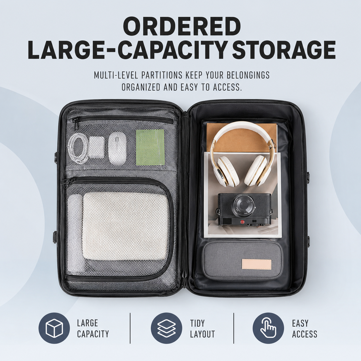 EzzyPro™ Expandable Vacuum Compression Business & Travel Backpack