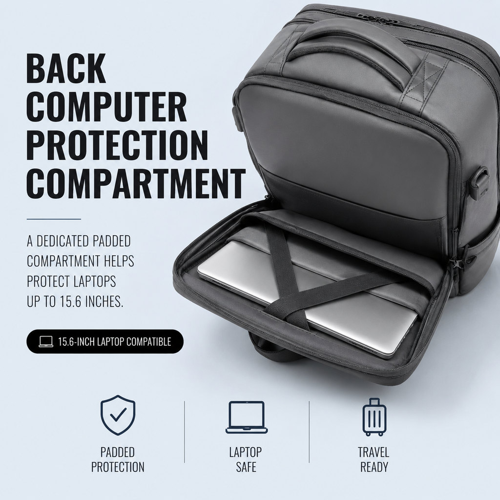 EzzyPro™ Expandable Vacuum Compression Business & Travel Backpack