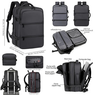EzzyPro™ Expandable Vacuum Compression Business & Travel Backpack