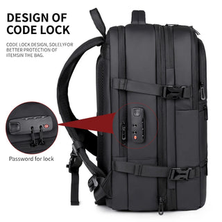 EzzyPro™ Expandable Vacuum Compression Business & Travel Backpack