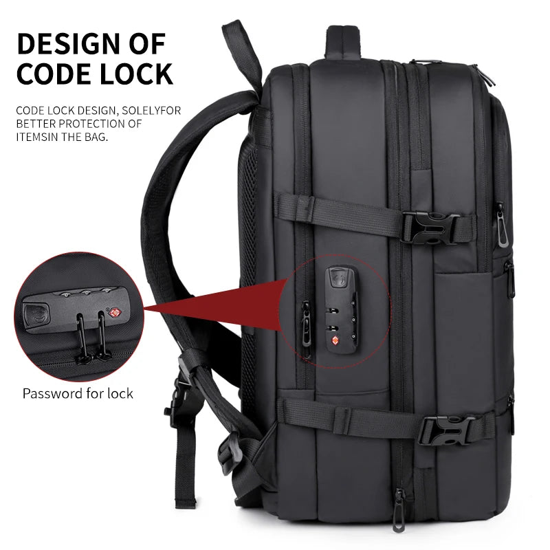 EzzyPro™ Expandable Vacuum Compression Business & Travel Backpack
