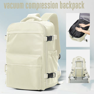 EzzyVac™ Expandable Vacuum Travel Backpack – Large Capacity, Business & Adventure Ready