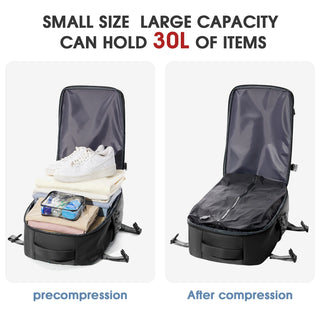 EzzyVac™ Expandable Vacuum Travel Backpack – Large Capacity, Business & Adventure Ready