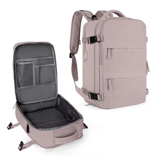 EzzyMochila™ Cabin-Size Waterproof Travel & Laptop Backpack – Carry-On Ready