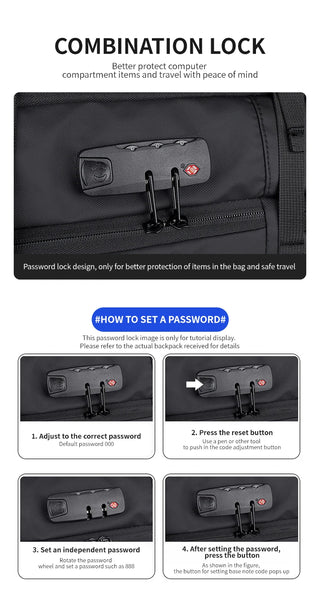 EzzyPro™ Expandable Vacuum Compression Business & Travel Backpack
