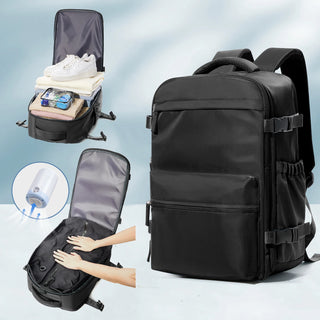 EzzyVac™ Expandable Vacuum Travel Backpack – Large Capacity, Business & Adventure Ready