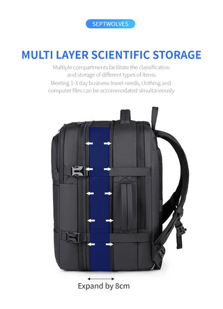 EzzyPro™ Expandable Vacuum Compression Business & Travel Backpack