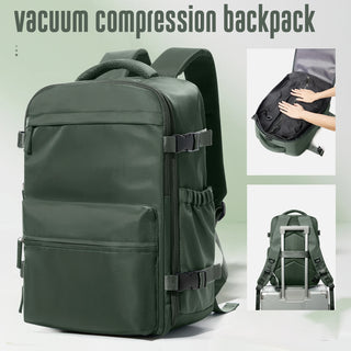 EzzyVac™ Expandable Vacuum Travel Backpack – Large Capacity, Business & Adventure Ready