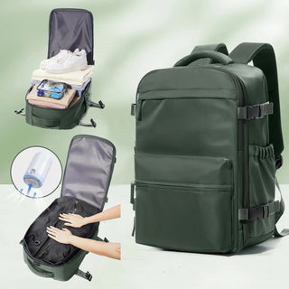 EzzyVac™ Expandable Vacuum Travel Backpack – Large Capacity, Business & Adventure Ready