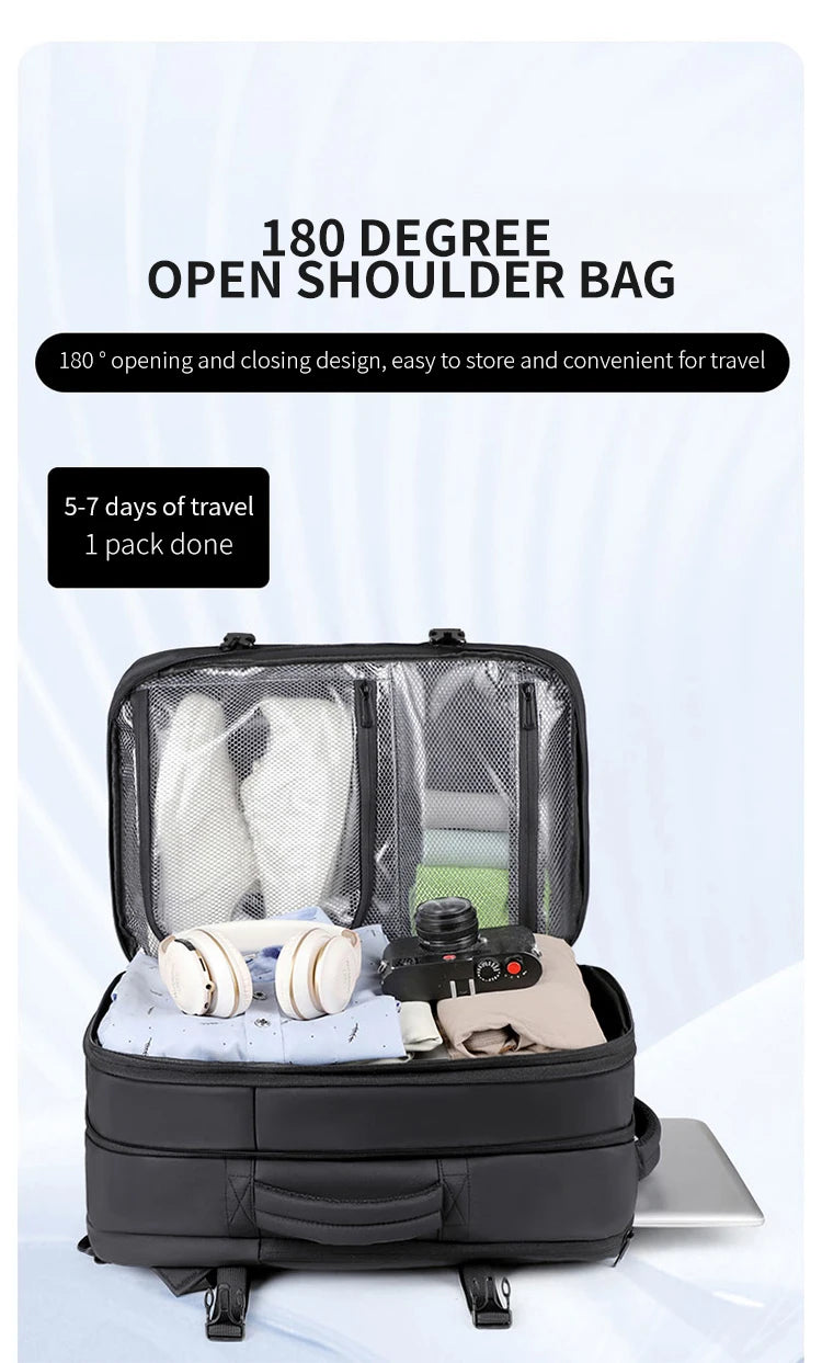 EzzyPro™ Expandable Vacuum Compression Business & Travel Backpack