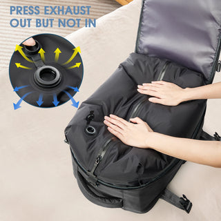 EzzyVac™ Expandable Vacuum Travel Backpack – Large Capacity, Business & Adventure Ready