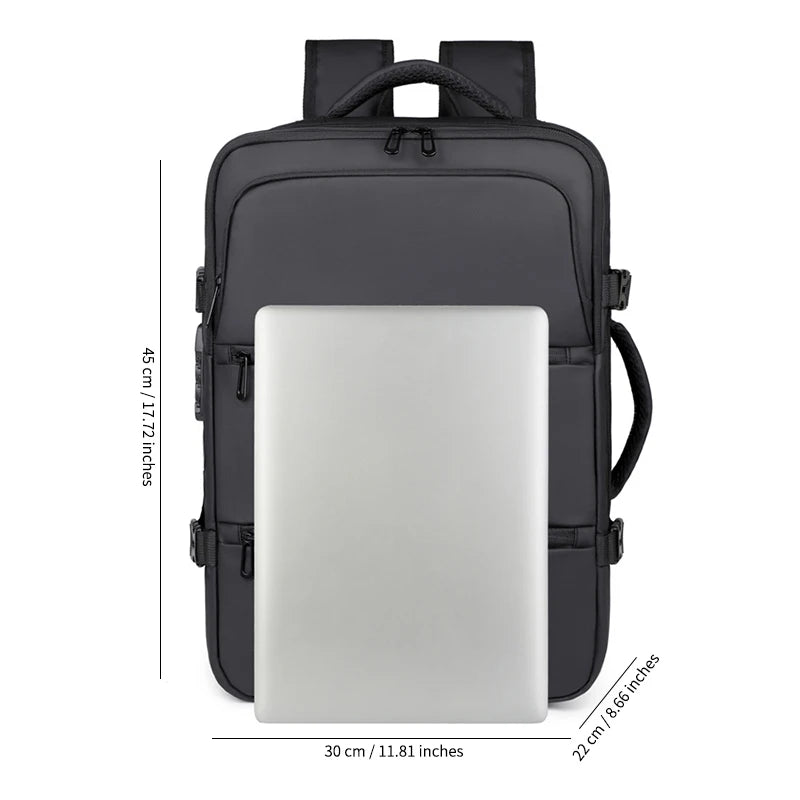 EzzyPro™ Expandable Vacuum Compression Business & Travel Backpack