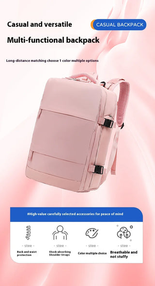 EzzyMochila™ Cabin-Size Waterproof Travel & Laptop Backpack – Carry-On Ready