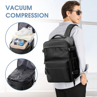 EzzyVac™ Expandable Vacuum Travel Backpack – Large Capacity, Business & Adventure Ready