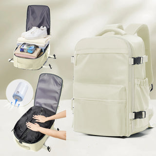 EzzyVac™ Expandable Vacuum Travel Backpack – Large Capacity, Business & Adventure Ready