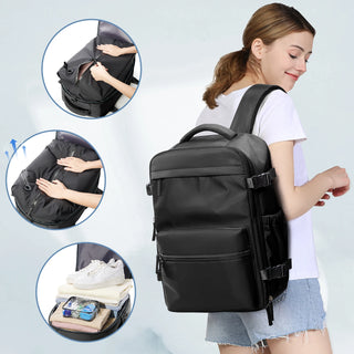 EzzyVac™ Expandable Vacuum Travel Backpack – Large Capacity, Business & Adventure Ready