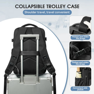 EzzyVac™ Expandable Vacuum Travel Backpack – Large Capacity, Business & Adventure Ready