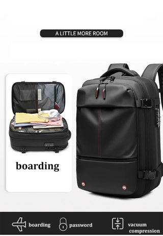 EzzyMax™ 60L Waterproof Vacuum Compression Travel & Laptop Backpack