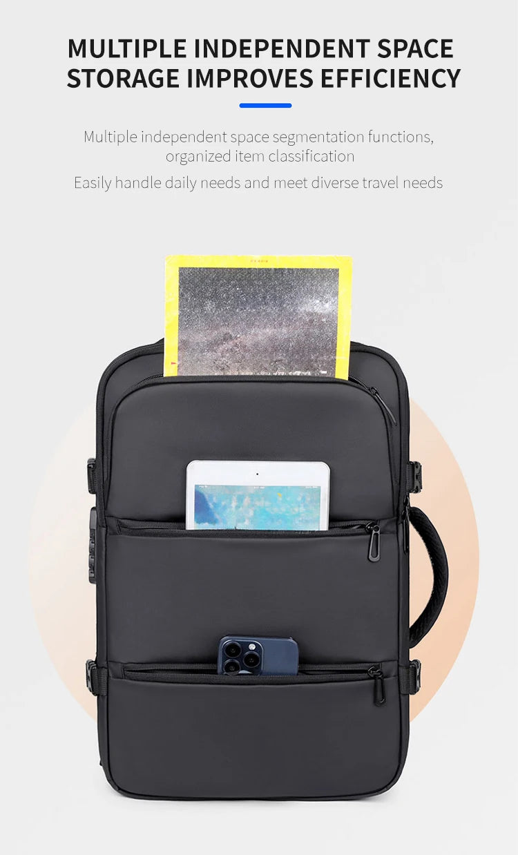 EzzyPro™ Expandable Vacuum Compression Business & Travel Backpack